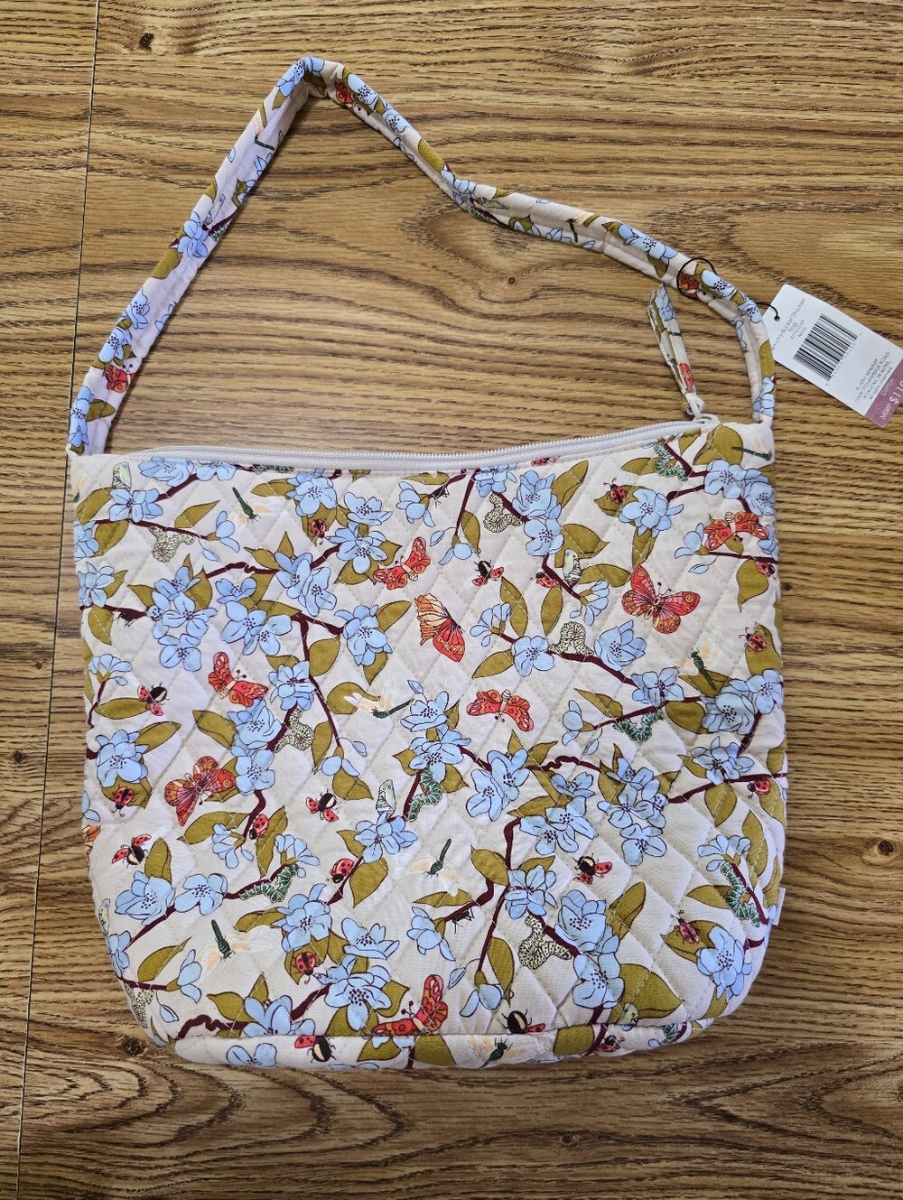 Vera Bradley Slouchy Bucket Shoulder Bag;  Pattern: Abuzz